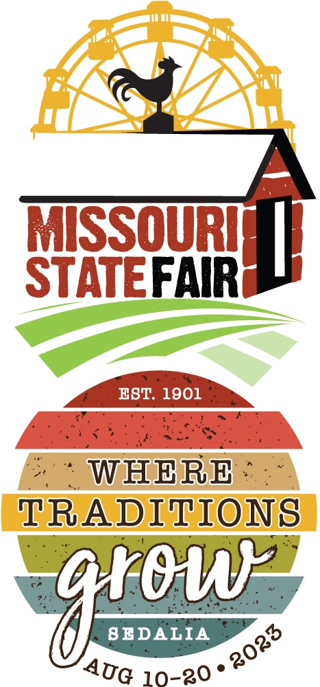2023 Missouri State Fair logo with theme