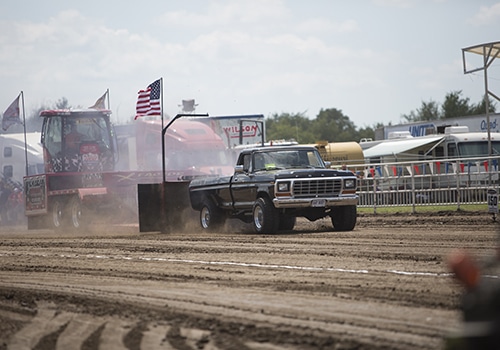 Truck pulling at the MSF Truck & Farm Tractor Pull
