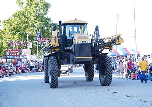 Tractor in Missouri State Fair Parade