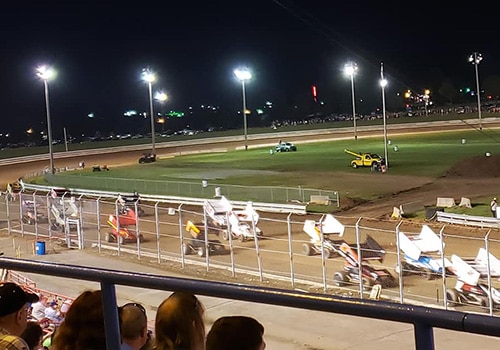 Sprint Car races at the State Fair Grandstand