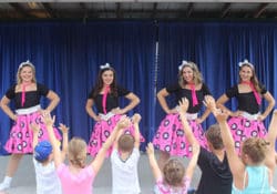 Chicago Honey Bear Dancers on stage