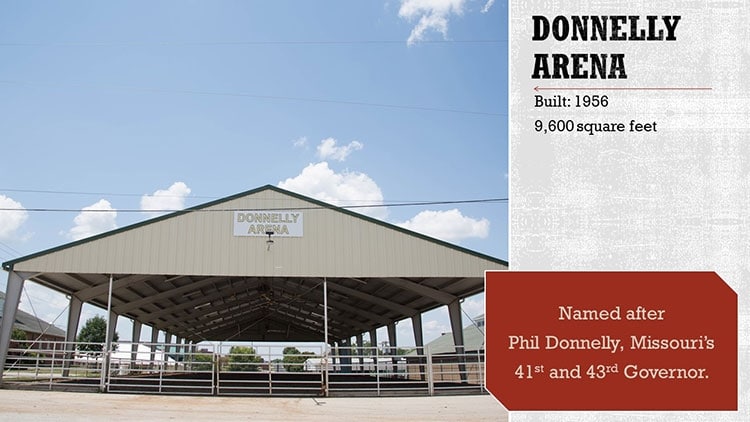 Donnelly Arena. Built in 1956. 9,600 sq. feet