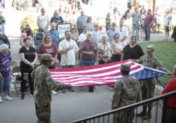 Military Flag Retreat Ceremony