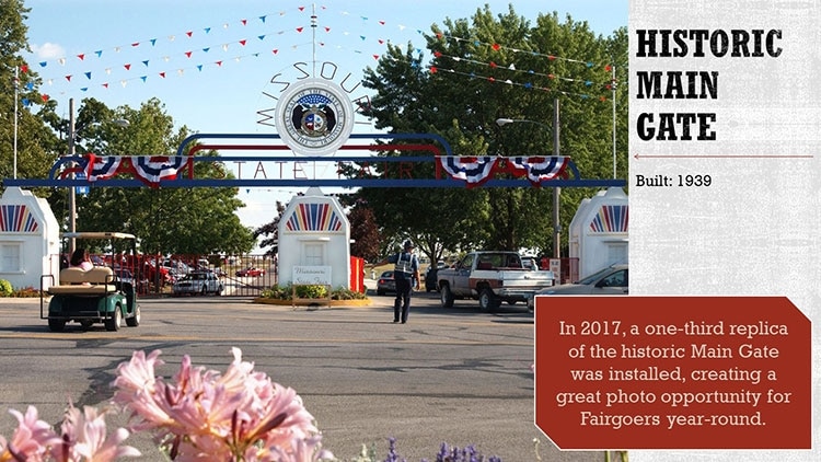 Historic Main Gate. Built in 1939