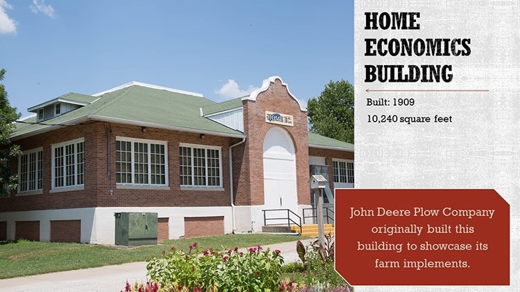 Home Economics Building. Built in1904. 29,650 sq. feet