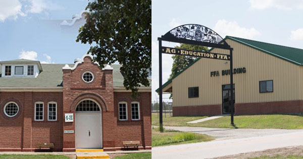 The 4-H and FFA buildings on the Missouri State Fairgrounds