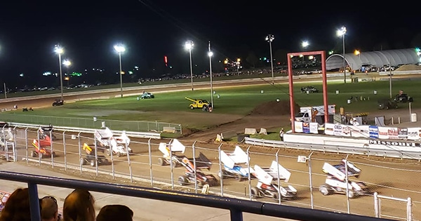 Wing car racing at the Missouri State Fair