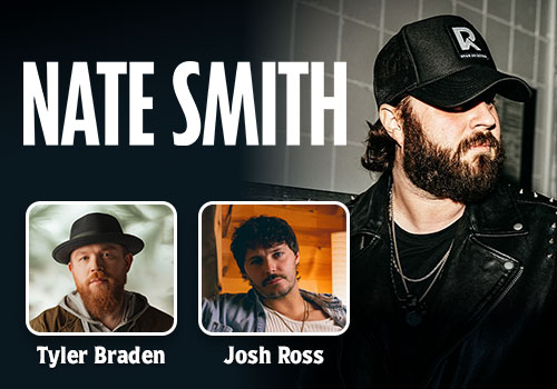 Image of Nate Smith with Tyler Braden and Josh Ross