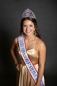 2021 Missouri State Fair Queen Rosie Lenz